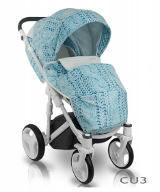 Bexa kolica za bebe Cube Amo kolica za bebe Baby Blue set 2u1