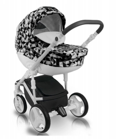 Bexa kolica za bebe Cube Amo kolica za bebe Black&Grey set 2u1