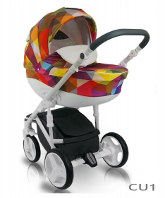 Bexa kolica za bebe Cube Amo kolica za bebe Rainbow set 3u1