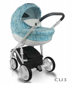 Bexa kolica za bebe Cube Amo kolica za bebe Baby Blue set 3u1