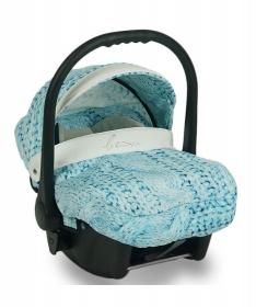 Bexa kolica za bebe Cube Amo kolica za bebe Baby Blue set 3u1