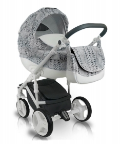 Bexa kolica za bebe Cube Amo kolica za bebe Grey set 3u1