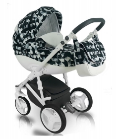 Bexa kolica za bebe Cube Amo kolica za bebe Black&Grey set 32u1