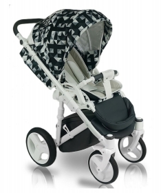 Bexa kolica za bebe Cube Amo kolica za bebe Black&Grey set 32u1
