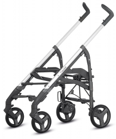 Inglesina kolica za bebe Trilogy sa dve rucke ecru bez - sivi ram