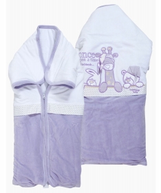 Tri Drugara pamučni punjeni prekrivač za bebe bež