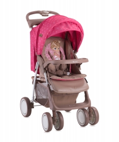 Lorelli Bertoni Kolica za bebe Foxy Set Beige & Rose Princess