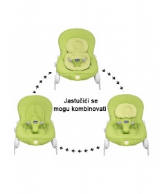 Chicco lezaljka za bebe Balloon Summer Green - zelena