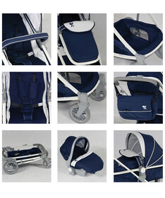 Lorelli Bertoni kolica za bebe S-500 i torba za mamu beige bez