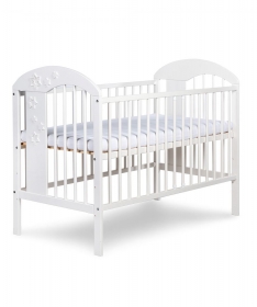 Klups krevetac za bebe Radek VII White