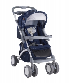 Lorelli Bertoni kolica za bebe Apollo Dark Blue i torba za mame