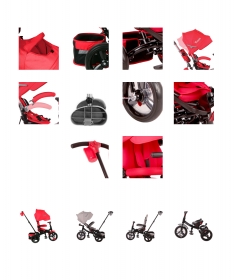 Lorelli Bertoni tricikl za decu Jaguar Red