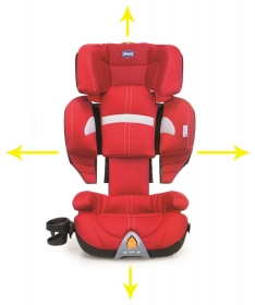 Chicco autosediste za decu Oasys Fire crveno od 15 kg do 36 kg