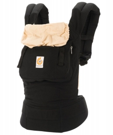 Ergobaby set kengur nosiljka za bebe i ulozak Original 360 crno bez