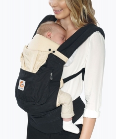Ergobaby set kengur nosiljka za bebe i ulozak Original 360 crno bez