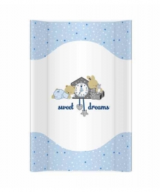 Klups tvrda podloga za presvlacenje beba 70 cm - Sweet Dreams Blue