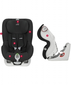 Britax Romer auto sediste za decu (9-18kg) 1 King II LS Blue marble plavo