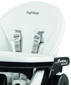 Peg Perego hranilica za bebe (stolica za hranjenje) Siesta - wood Bianco