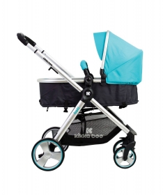 Kikka Boo kolica za bebe 2u1 Bali Summer Blue Baltic
