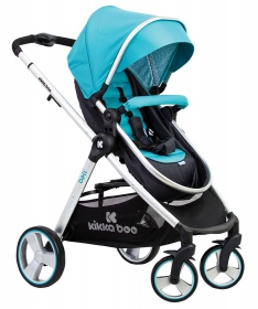 Kikka Boo kolica za bebe 2u1 Bali Summer Blue Baltic