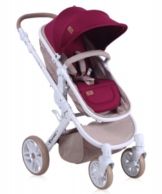 Bertoni Kolica za bebe 2 u 1 Luna Beige & Red