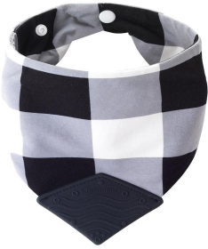 Infantino bandana portikla sa glodalicom 2 u 1 Dark&White 22115428