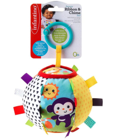 Infantino Discovery mekana lopta za bebe Ribbon & Chime - 115252