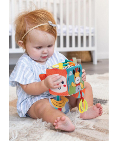 Infantino edukativna kocka za bebe Peek & Seek - 115250
