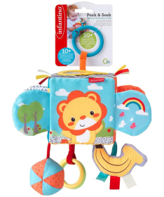 Infantino edukativna kocka za bebe Peek & Seek - 115250