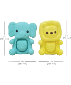Infantino glodalice za bebe Pop Pals Lav&Slon - 22115383
