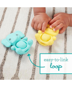 Infantino glodalice za bebe Pop Pals Lav&Slon - 22115383