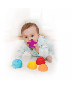 Infantino gumene loptice igračka za bebe 6 komada - 115282