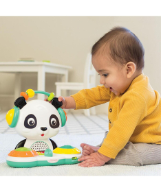 Infantino muzička i edikativna igračka za bebu Spin and slide Panda - 115110