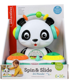 Infantino muzička i edikativna igračka za bebu Spin and slide Panda - 115110