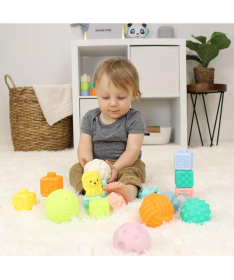Infantino set gumene loptice i kocke - 22115390
