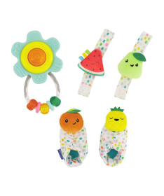 Infantino set zvečki za bebe Fruits - 22115378