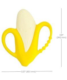 Infantino silikonska glodalica za bebe Banana - 22115397