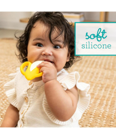 Infantino silikonska glodalica za bebe Banana - 22115397