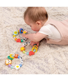 Infantino silikonska glodalica za bebe Frendship