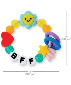 Infantino silikonska glodalica za bebe I love you 22115455