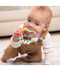 Infantino silikonska glodalica za bebe I love you 22115455