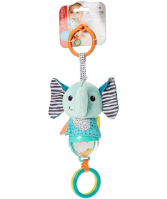 Infantino zvečka za bebe za kolica i auto sedišta Slon 22115262