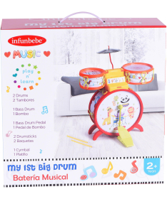 Infunbebe Moj prvi bubanj muzička igračka za decu - ML7701