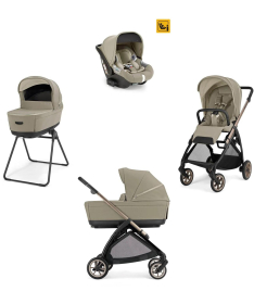 Inglesina Electa 3 u 1 kolica za bebe sa Darwin Infant auto sedištem - Hangar Beige