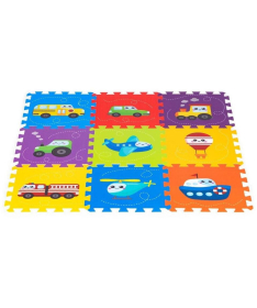 Iplay puzzle eva podloga za igru 86x86 cm Vehicles