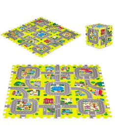 Iplay puzzle eva podloga za igru 91x91 cm Multicolor ECOeva004