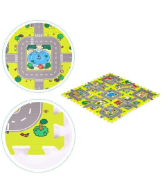 Iplay puzzle eva podloga za igru 91x91 cm Multicolor ECOeva004