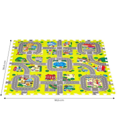 Iplay puzzle eva podloga za igru 91x91 cm Multicolor ECOeva004