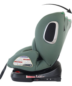 Jungle Adventure i-Size Isofix auto sedište za decu 40-150cm Green