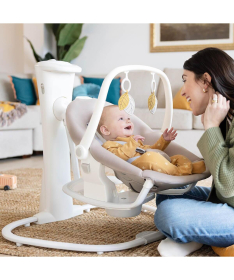 Joie Whimsy ljuljaška za bebe 2 u 1 do 9 kg Ash